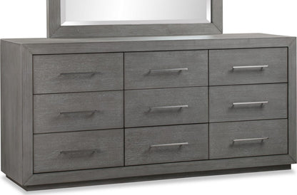 Modus Furniture - Melbourne Nine Drawer Dresser in Mineral (2024) - 8DBX82A view 1
