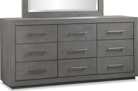Modus Furniture - Melbourne Nine Drawer Dresser in Mineral (2024) - 8DBX82A view 1
