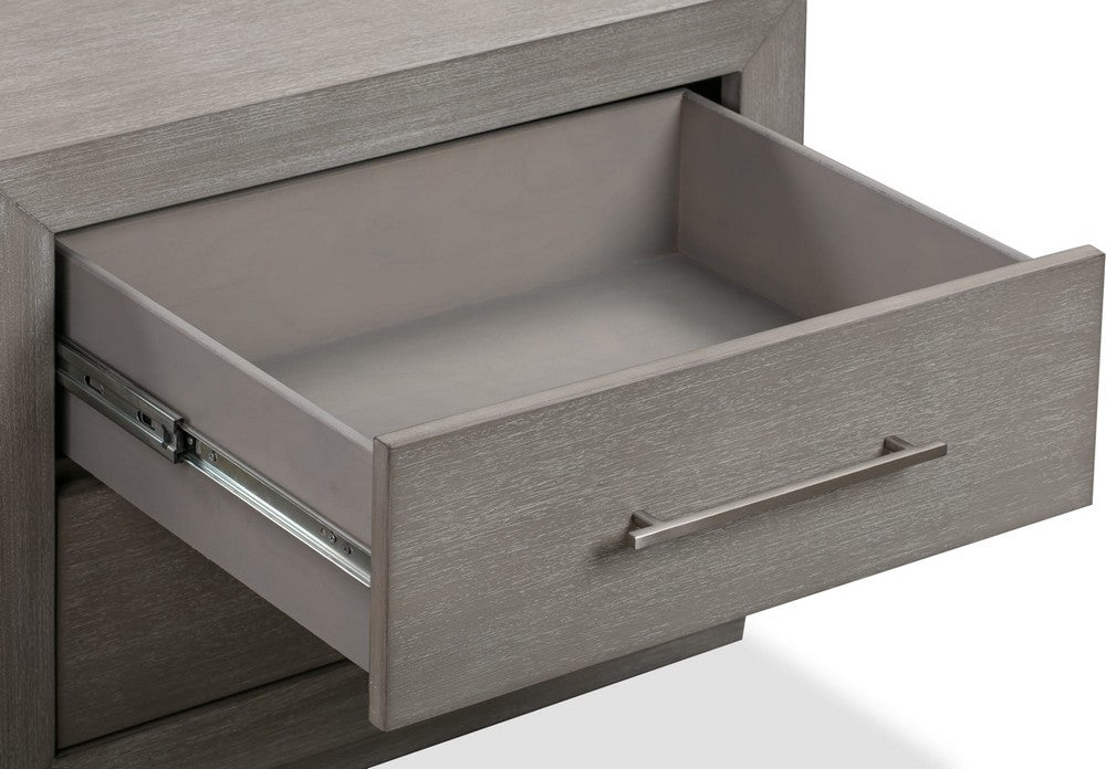Modus Furniture - Melbourne Two Drawer Nightstand with USB in Mineral - 8DBX81 view 5