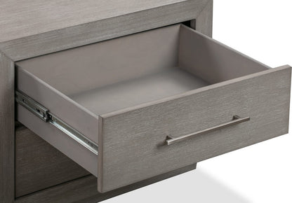 Modus Furniture - Melbourne Two Drawer Nightstand with USB in Mineral - 8DBX81 view 5