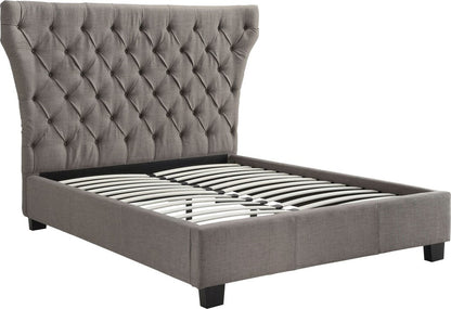Modus Furniture - Melina California King-Size Upholstered Platform Bed in Dolphin Linen - 3ZH3L653 view 4
