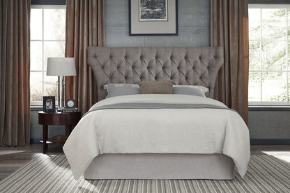 Modus Furniture - Melina California King-Size Upholstered Platform Bed in Dolphin Linen - 3ZH3L653 view 7