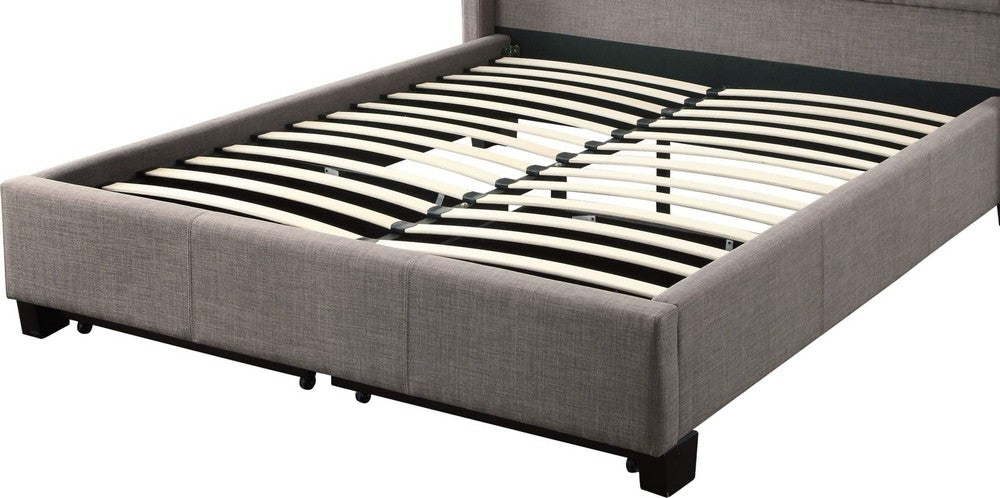 Modus Furniture - Melina California King-Size Upholstered Storage Bed in Dolphin Linen - 3ZH3D653 view 6