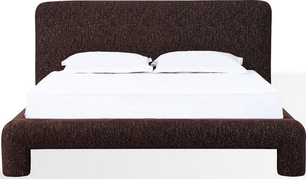 Modus Furniture - Mocoa California King-size Fully Upholstered Platform Bed in Mongoose Chenille - UVYTR6 view 2