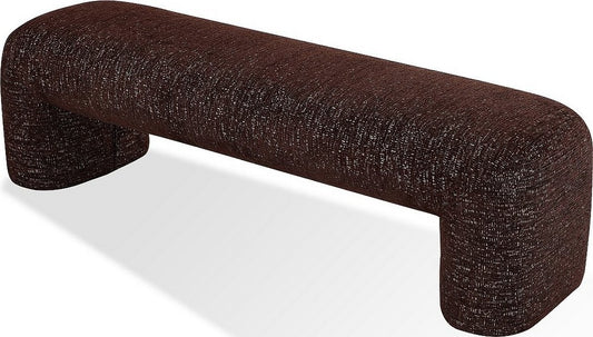 Modus Furniture - Mocoa Fully Upholstered Bench in Mongoose Chenille - UVYT91 view 1