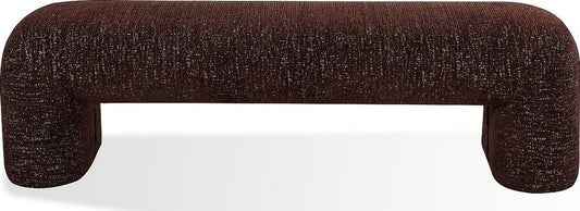 Modus Furniture - Mocoa Fully Upholstered Bench in Mongoose Chenille - UVYT91 view 2