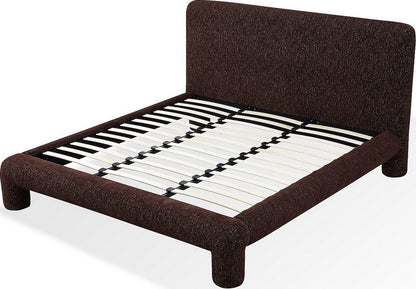 Modus Furniture - Mocoa King-size Fully Upholstered Platform Bed in Mongoose Chenille - UVYTR7 view 4