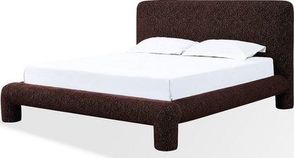 Modus Furniture - Mocoa Queen-size Fully Upholstered Platform Bed in Mongoose Chenille - UVYTR5 view 1