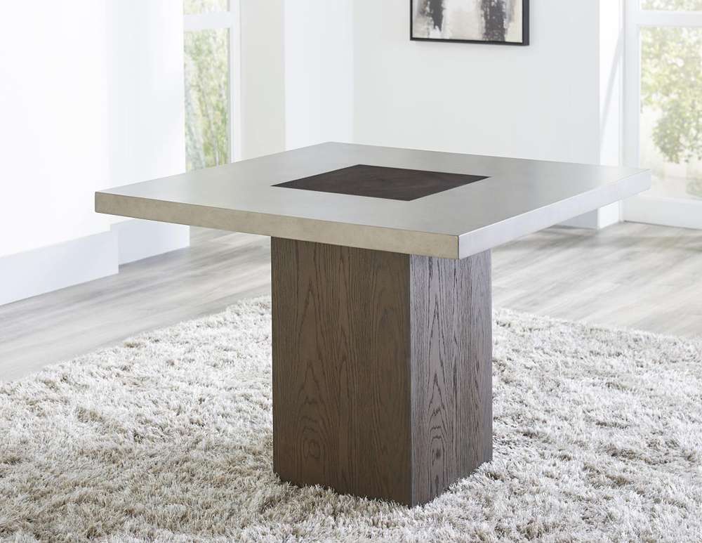 Modus Furniture - Modesto Concrete Table in Concrete/French Roast - FPBL60 veiw 1