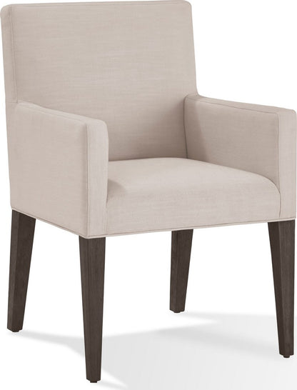 Modus Furniture - Modesto Upholstered Arm Chair in Abalone Linen and French Roast - FPBL64B_1 view 1