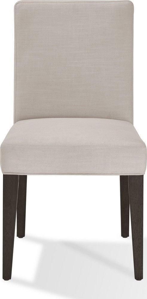Modus Furniture - Modesto Upholstered Side Chair in Abalone Linen and French Roast Set of 2 - FPBL63B_2 view 2