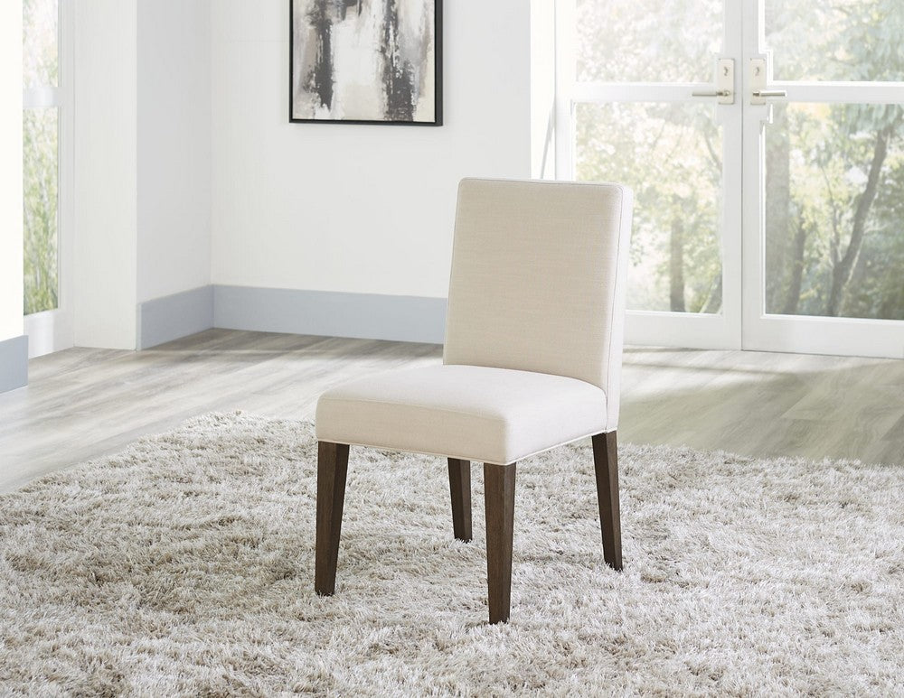 Modus Furniture - Modesto Upholstered Side Chair in Abalone Linen and French Roast Set of 2 - FPBL63B_2 view 5