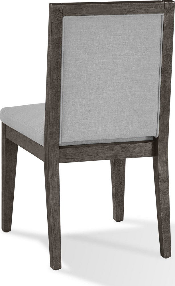 Modus Furniture - Modesto Wood Frame Upholstered Side Chair in Koala Linen and French Roast Set of 2 - FPBL63_2 view 4