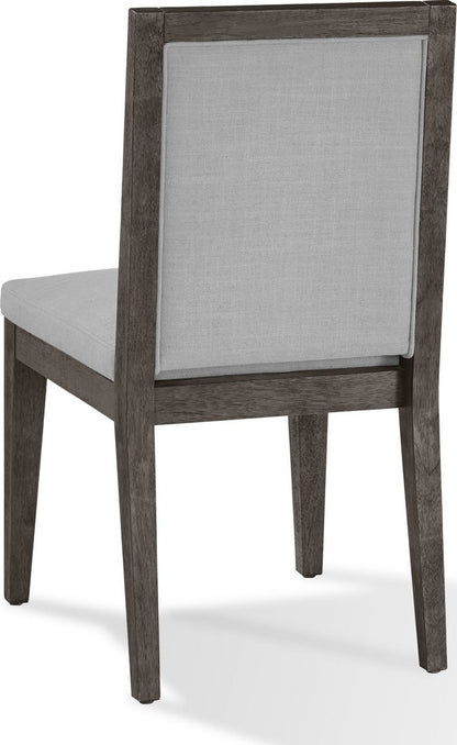 Modus Furniture - Modesto Wood Frame Upholstered Side Chair in Koala Linen and French Roast Set of 2 - FPBL63_2 view 4