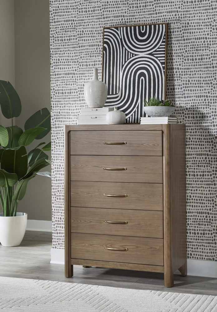 Modus Furniture - Morris 5 Drw Chest - Claystone - LM2C84 view 4