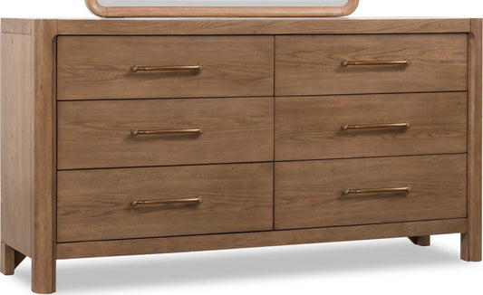 Modus Furniture - Morris 6 Drw Dresser - Claystn - LM2C82 view 1