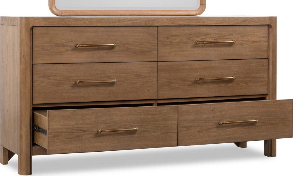 Modus Furniture - Morris 6 Drw Dresser - Claystn - LM2C82 view 3