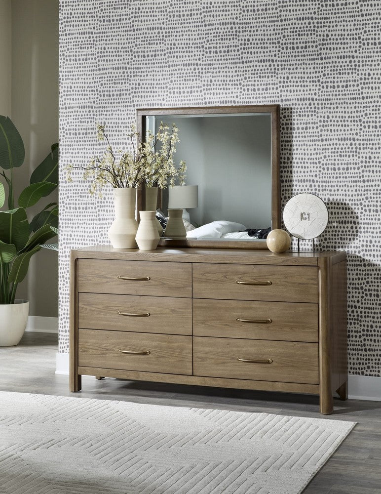 Modus Furniture - Morris 6 Drw Dresser - Claystn - LM2C82 view 6