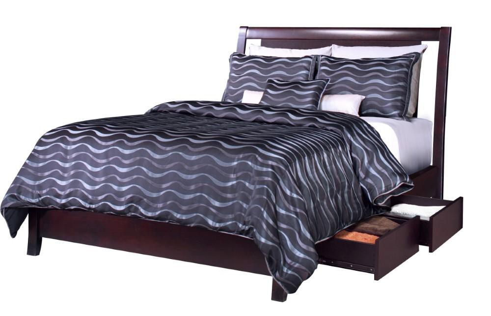 Modus Furniture - Nevis California King-size Low Profile Storage Bed in Espresso - NV23D6 veiw 1
