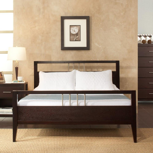 Modus Furniture - Nevis California King Size Platform Bed in Espresso - NV23F6 veiw 1