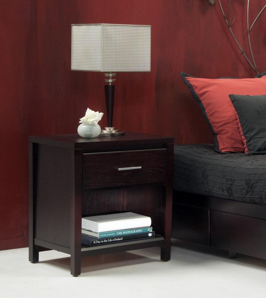 Modus Furniture - Nevis Charging Station Nightstand in Espresso - NV2381P veiw 5