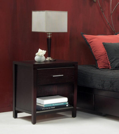Modus Furniture - Nevis Charging Station Nightstand in Espresso - NV2381P veiw 5