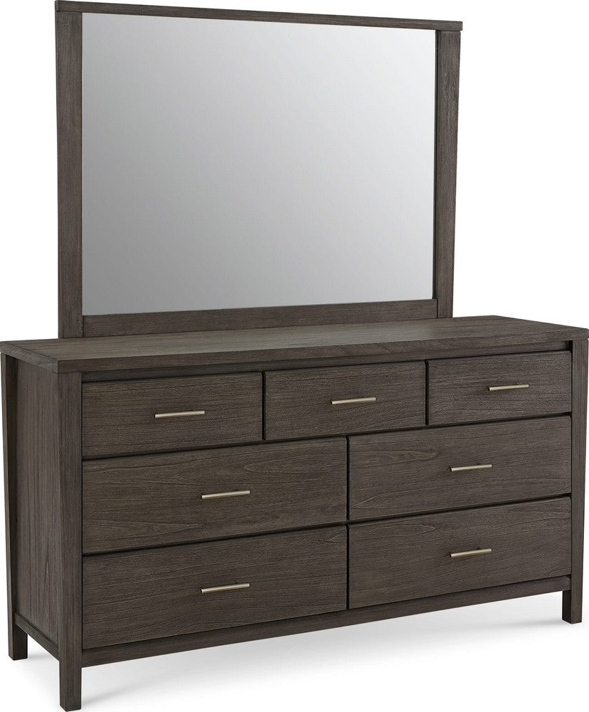 Modus Furniture - Nevis Dresser Mirror in Sharkskin - NVGX83 view 5