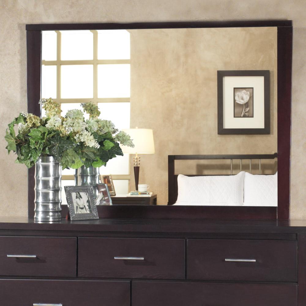 Modus Furniture - Nevis Landscape Mirror In Espresso - NV2383LG veiw 1
