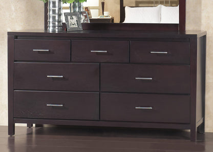 Modus Furniture - Nevis Seven Drawer Dresser in Espresso (2024) - NV2382A view 2