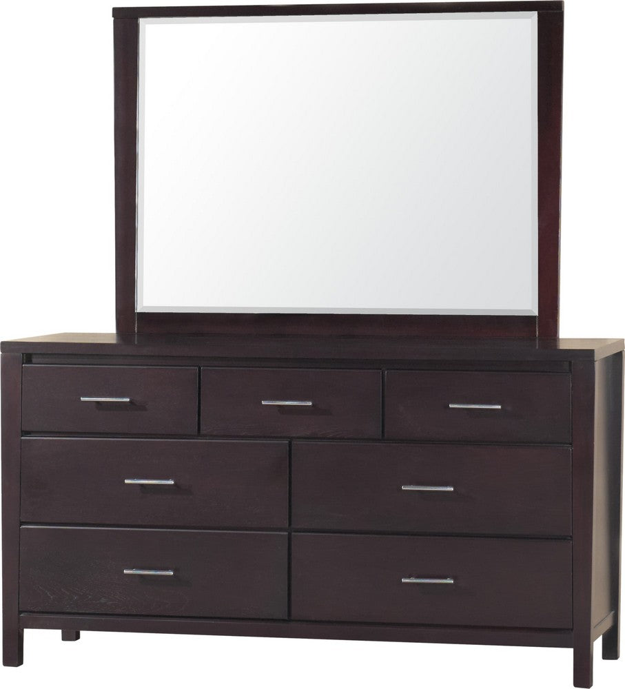 Modus Furniture - Nevis Seven Drawer Dresser in Espresso (2024) - NV2382A view 3