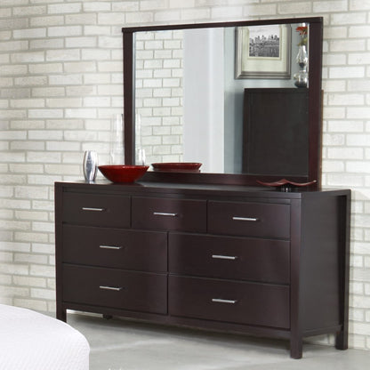 Modus Furniture - Nevis Seven Drawer Dresser in Espresso (2024) - NV2382A view 5