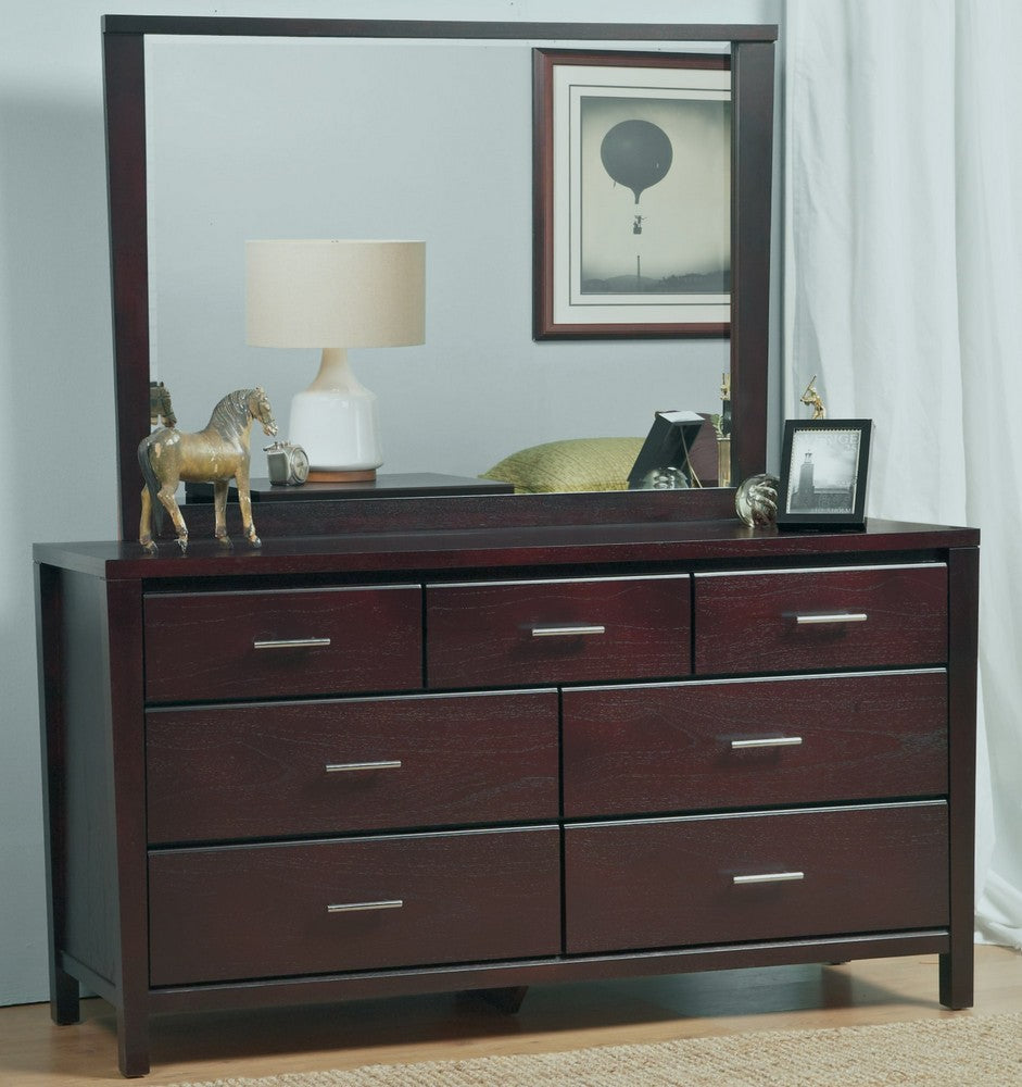 Modus Furniture - Nevis Seven Drawer Dresser in Espresso (2024) - NV2382A view 6