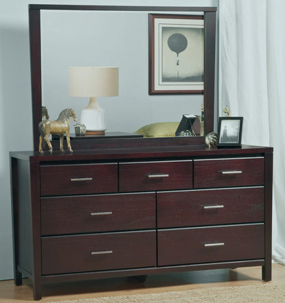 Modus Furniture - Nevis Seven Drawer Dresser in Espresso (2024) - NV2382A view 6