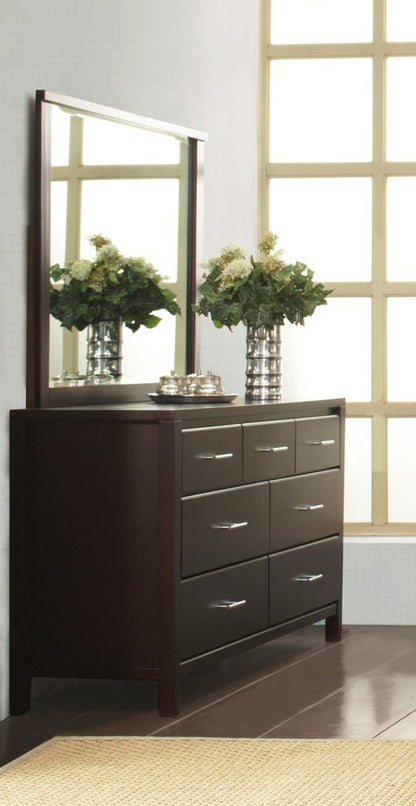 Modus Furniture - Nevis Seven Drawer Dresser in Espresso (2024) - NV2382A view 7