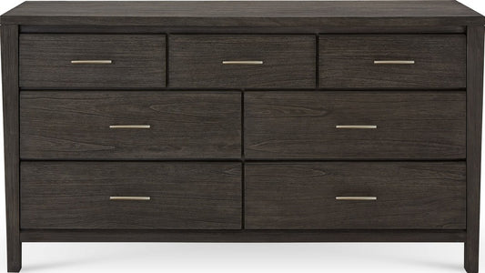 Modus Furniture - Nevis Seven Drawer Dresser in Sharkskin (2024) - NVGX82A view 2