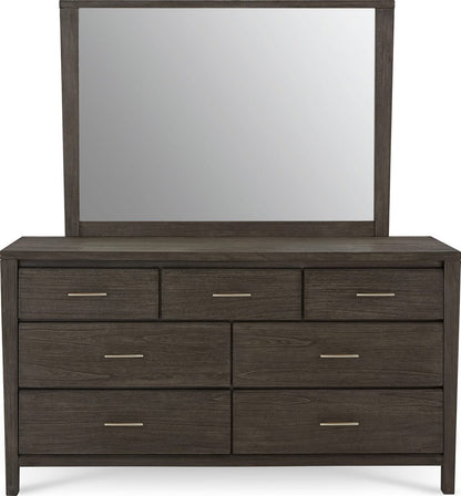 Modus Furniture - Nevis Seven Drawer Dresser in Sharkskin (2024) - NVGX82A view 6