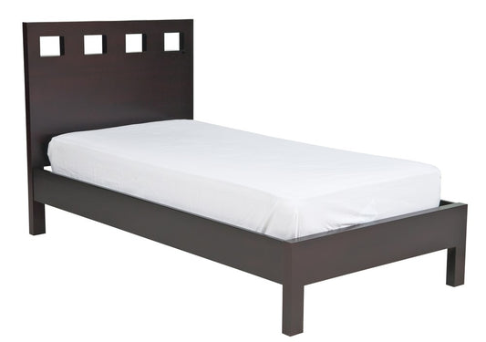 Modus Furniture - Nevis Twin Size Riva Platform Bed in Espresso - RV23F3 veiw 1