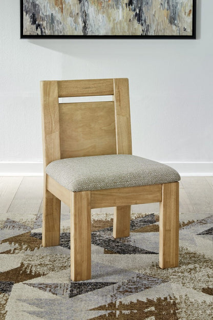 Modus Furniture - Nia Chenille Upholstered Dining Chair in Lioness and Hyena Set of 2 - UHXW63_2 view 6