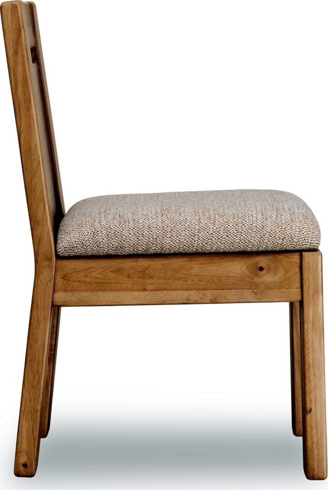 Modus Furniture - Nia Chenille Upholstered Dining Chair in Lioness and Hyena - UHXW63_1 view 3