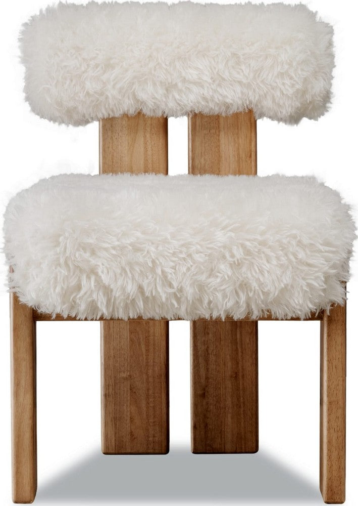 Modus Furniture - Nia Dining Accent Chair in Sheepskin and Lioness - UHXW80_1 view 2