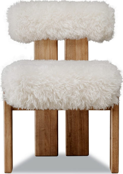 Modus Furniture - Nia Dining Accent Chair in Sheepskin and Lioness - UHXW80_1 view 2