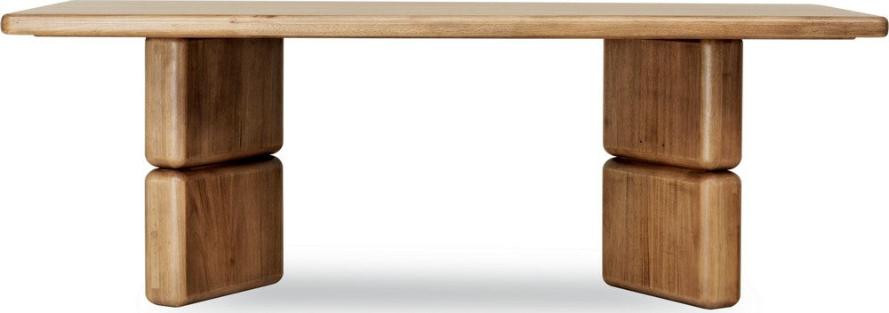 Modus Furniture - Nia Rectangular Acacia Wood Dining Table in Lioness - UHXW60 view 2