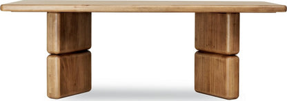 Modus Furniture - Nia Rectangular Acacia Wood Dining Table in Lioness - UHXW60 view 2