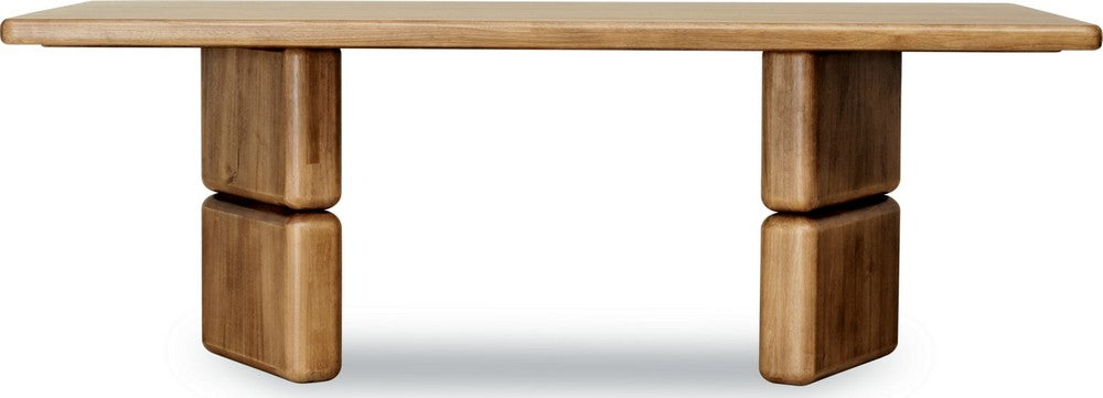 Modus Furniture - Nia Rectangular Acacia Wood Dining Table in Lioness - UHXW60 view 3