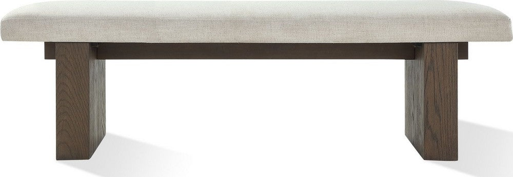 Modus Furniture - Oakland Bench in Brunette - FQBM65 view 2