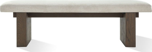 Modus Furniture - Oakland Bench in Brunette - FQBM65 view 2