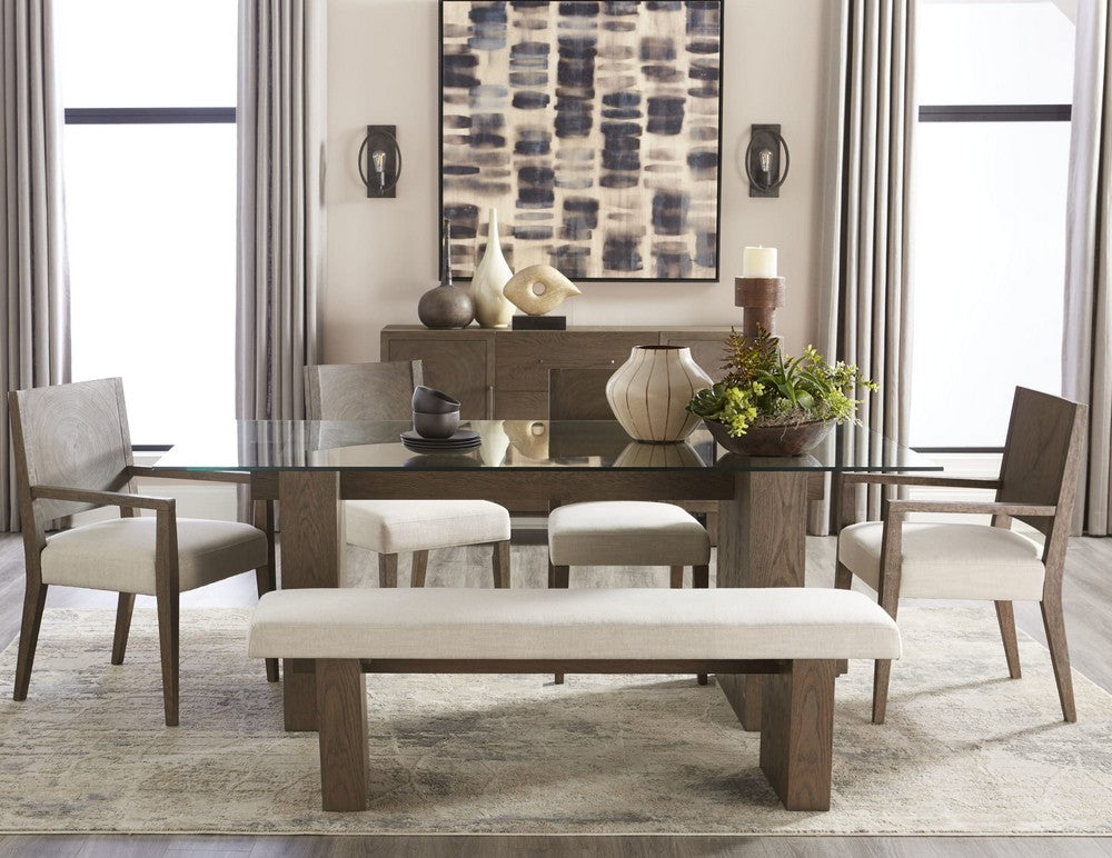 Modus Furniture - Oakland Bench in Brunette - FQBM65 view 6