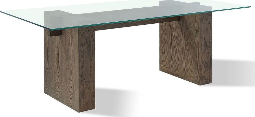 Modus Furniture - Oakland Glass Table in Brunette - FQBM60 view 1
