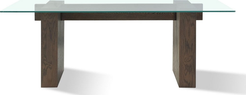 Modus Furniture - Oakland Glass Table in Brunette - FQBM60 view 2