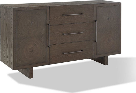 Modus Furniture - Oakland Three-Drawer Sideboard in Brunette - FQBM73 view 1